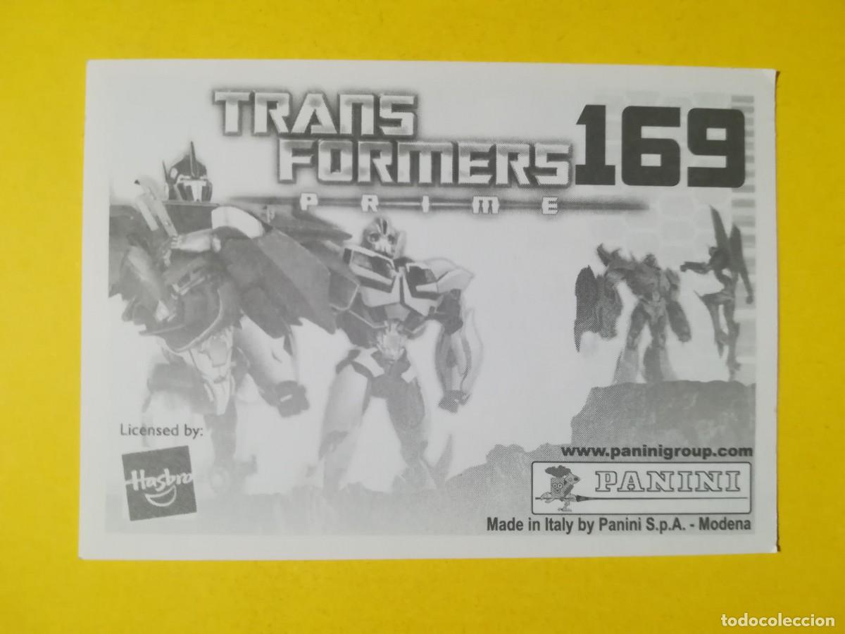 Coleccionismo cromos antiguos: Cromo Transformers Prime N&ordm; 169. Sin pegar. - Foto 2
