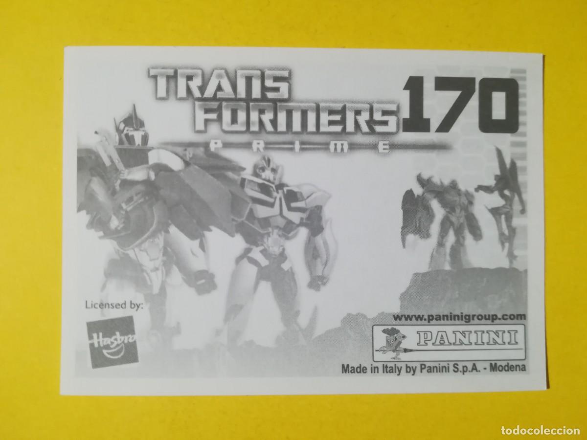 Coleccionismo cromos antiguos: Cromo Transformers Prime N&ordm; 170. Sin pegar. - Foto 2