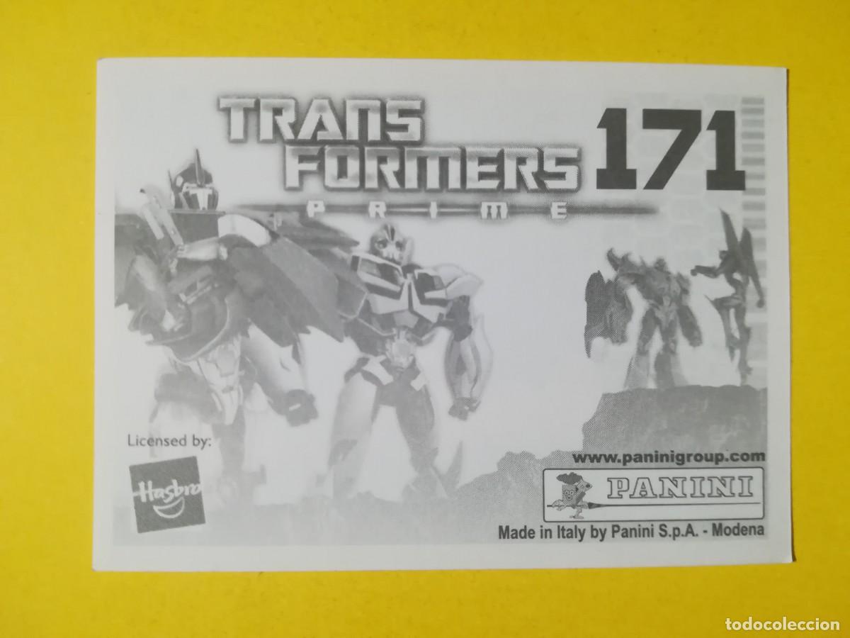 Coleccionismo cromos antiguos: Cromo Transformers Prime N&ordm; 171. Sin pegar. - Foto 2