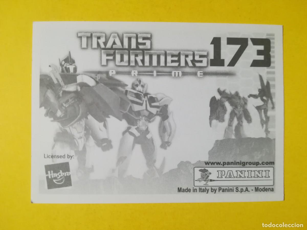 Coleccionismo cromos antiguos: Cromo Transformers Prime N&ordm; 173. Sin pegar. - Foto 2