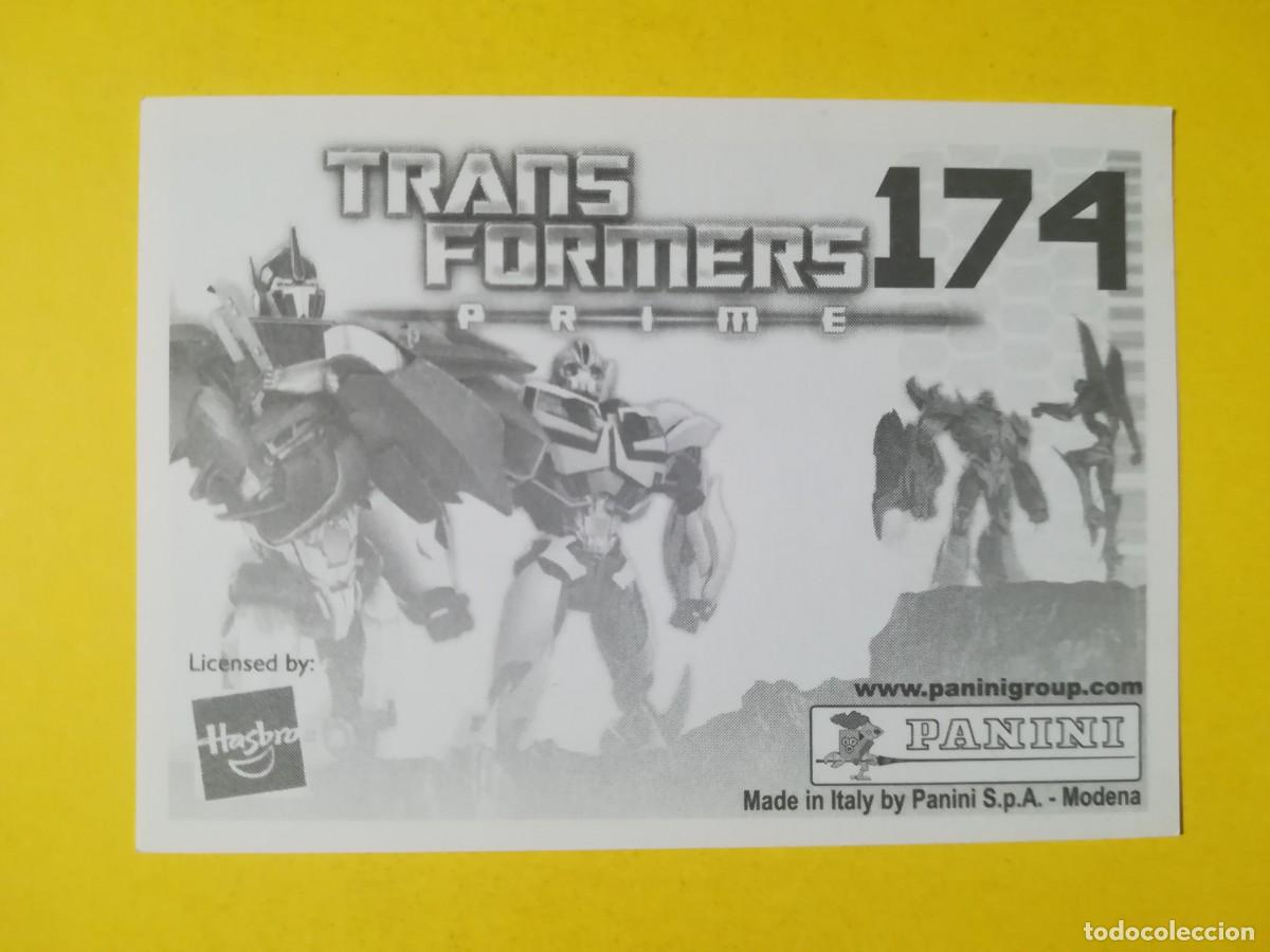 Coleccionismo cromos antiguos: Cromo Transformers Prime N&ordm; 174. Sin pegar. - Foto 2