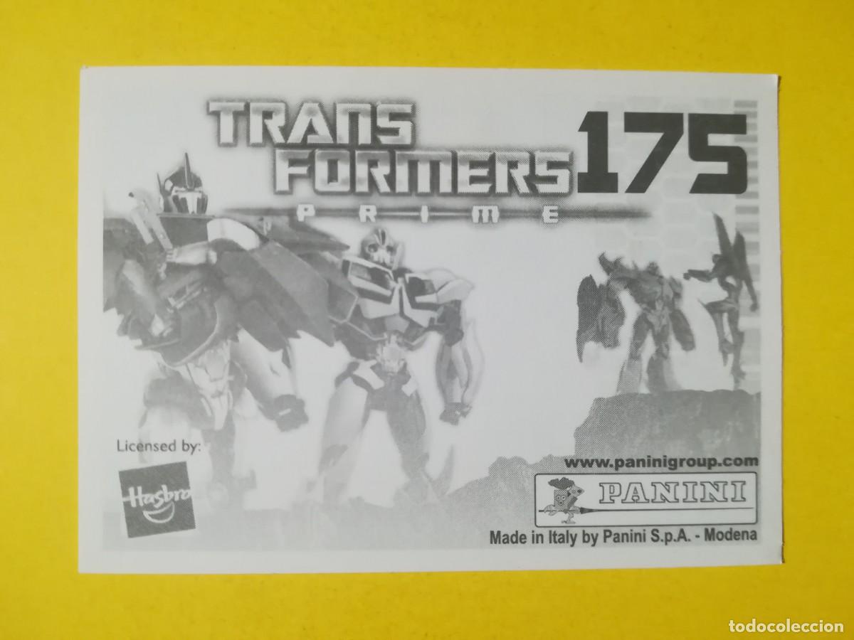 Coleccionismo cromos antiguos: Cromo Transformers Prime N&ordm; 175. Sin pegar. - Foto 2