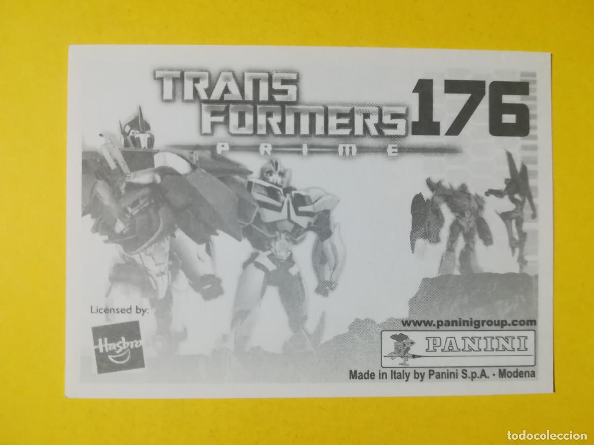 Coleccionismo cromos antiguos: Cromo Transformers Prime N&ordm; 176. Sin pegar. - Foto 2