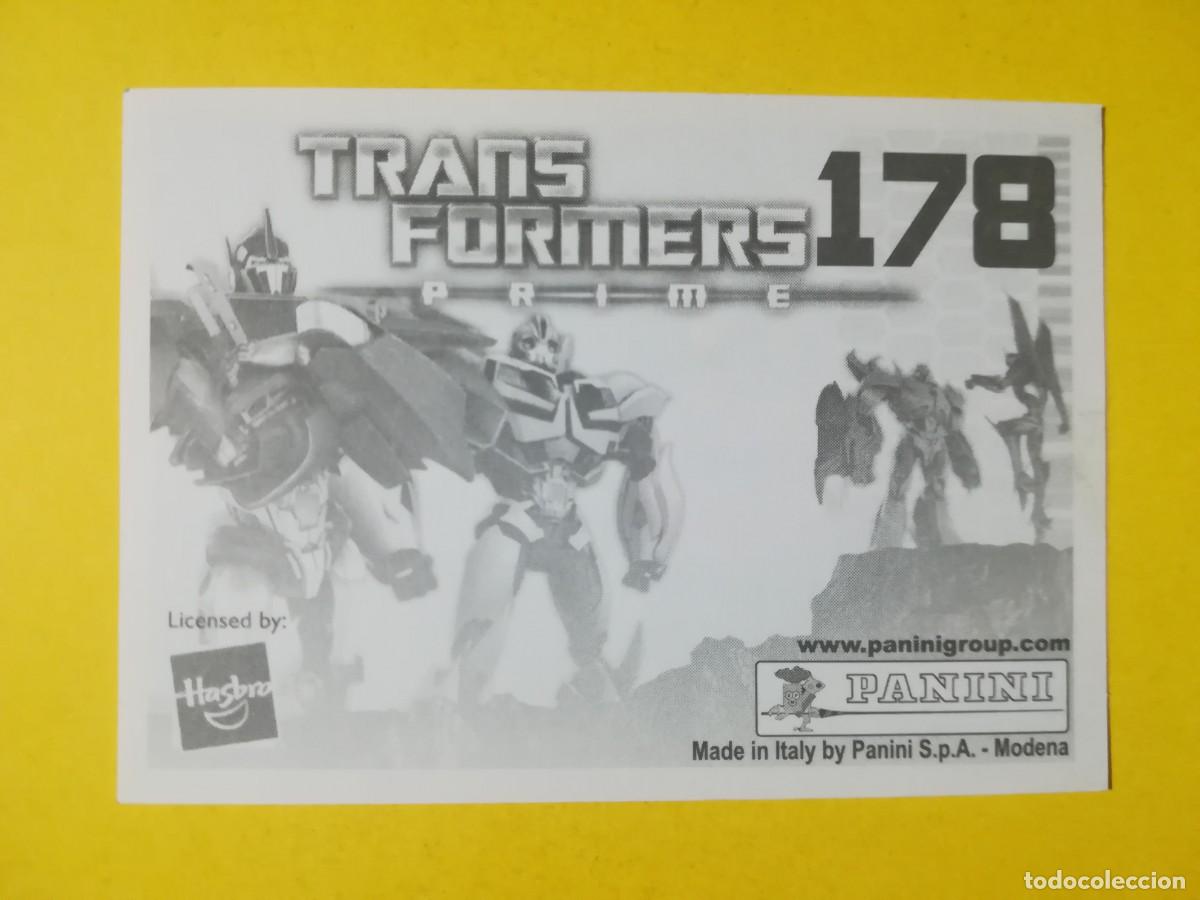 Coleccionismo cromos antiguos: Cromo Transformers Prime N&ordm; 178. Sin pegar. - Foto 2