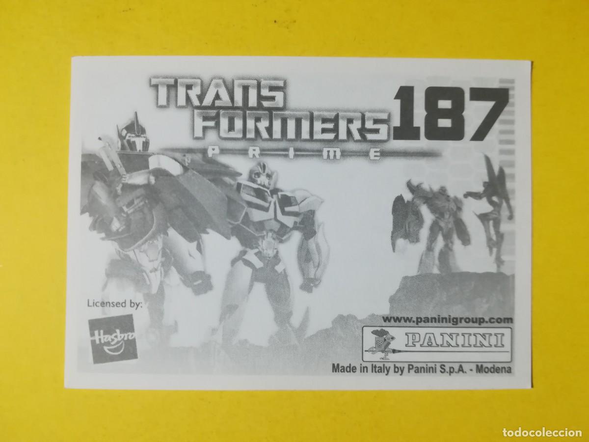 Coleccionismo cromos antiguos: Cromo Transformers Prime N&ordm; 187. Sin pegar. - Foto 2
