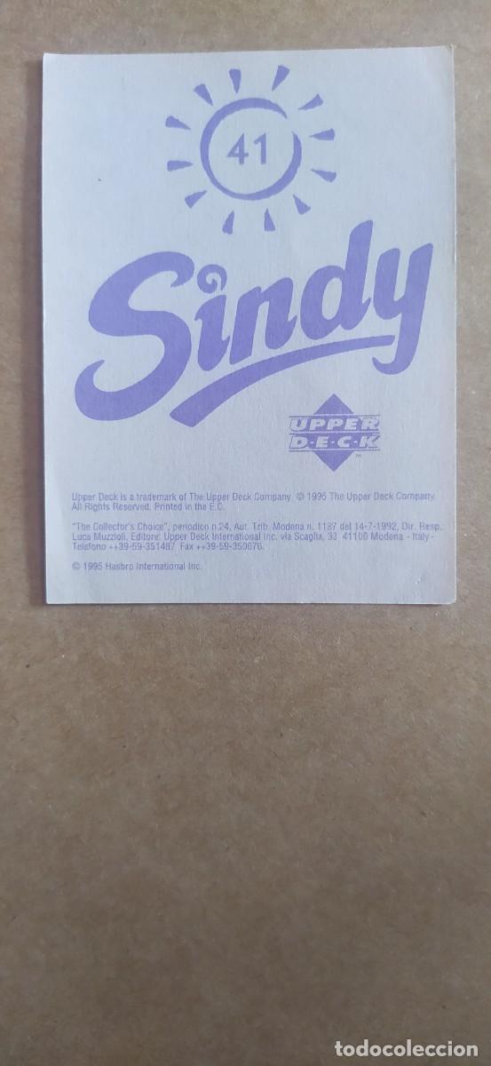 Coleccionismo cromos antiguos: SINDY CROMO N&deg;41 UPPER DECK - Foto 2
