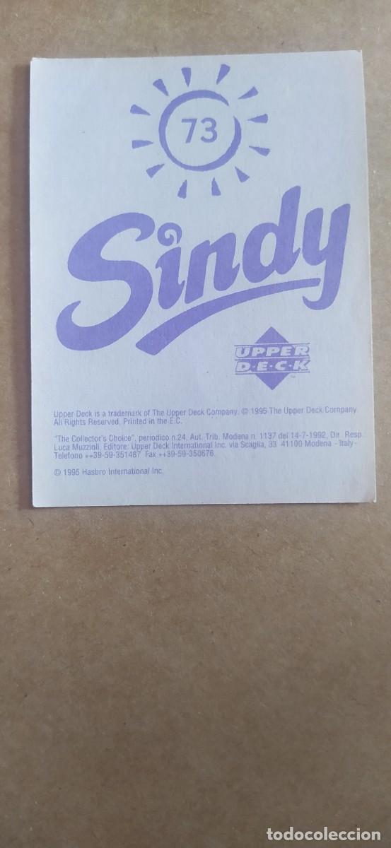 Coleccionismo cromos antiguos: SINDY CROMO N&deg;73 UPPER DECK - Foto 2