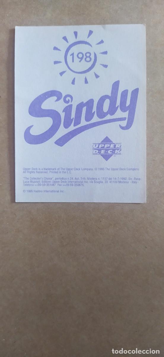 Coleccionismo cromos antiguos: SINDY CROMO N&deg;198 UPPER DECK - Foto 2