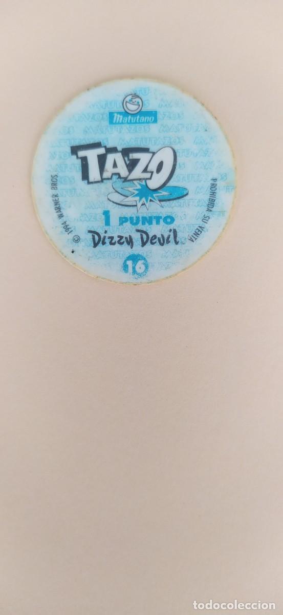 Coleccionismo cromos antiguos: TAZO MATUTANO WARNER N&deg;16 DIZZY DEVIL CARPINTERAZO - Foto 2