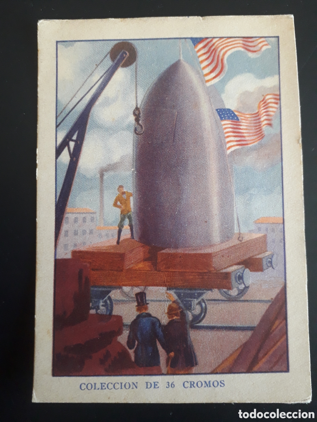 Coleccionismo cromos antiguos: DE LA TIERRA A LA LUNA, ED J. BARGU&Ntilde;&Oacute;, BARCELONA N&deg; 10 SIN PEGAR, PEDIDO M&Iacute;NIMO 3&euro;