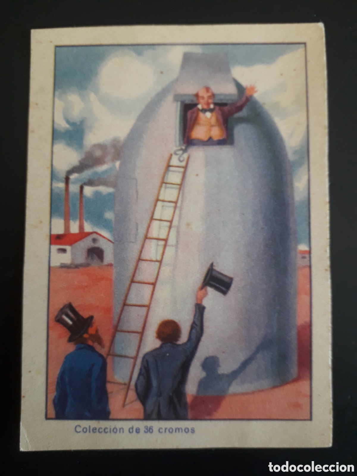 Coleccionismo cromos antiguos: DE LA TIERRA A LA LUNA, ED J. BARGU&Ntilde;&Oacute;, BARCELONA N&deg; 12 SIN PEGAR, PEDIDO M&Iacute;NIMO 3&euro;