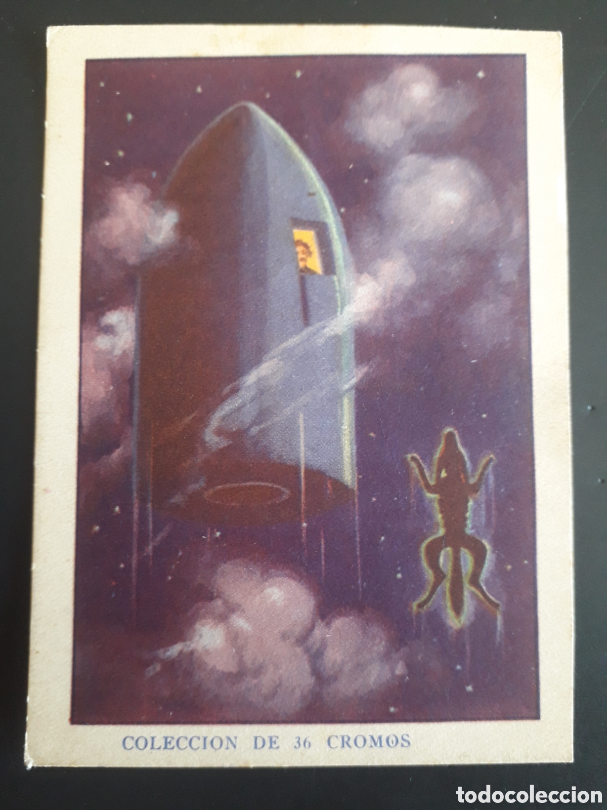 Coleccionismo cromos antiguos: DE LA TIERRA A LA LUNA, ED J. BARGU&Ntilde;&Oacute;, BARCELONA N&deg; 21 SIN PEGAR, PEDIDO M&Iacute;NIMO 3&euro;