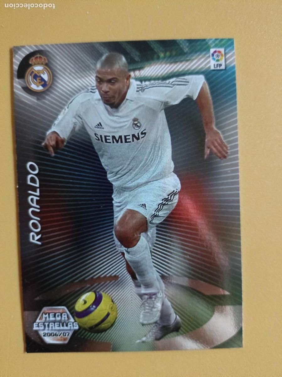 Coleccionismo cromos antiguos: ronaldo 06 07 mega estrellas - Foto 1