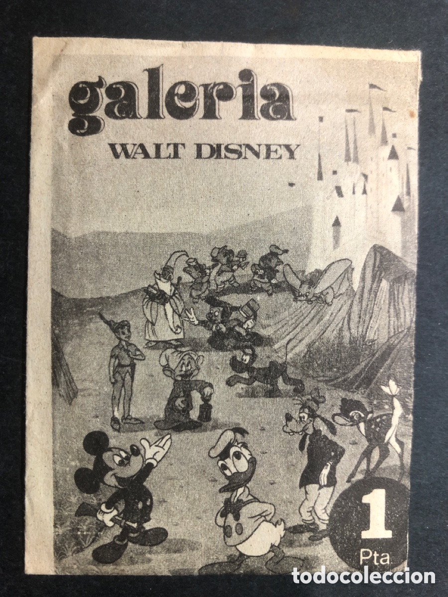 Colecionismo Cromos antigos: SOBRE SIN ABRIR GALERIA WALT DISNEY A&Ntilde;OS 70 EDITORIAL FHER
