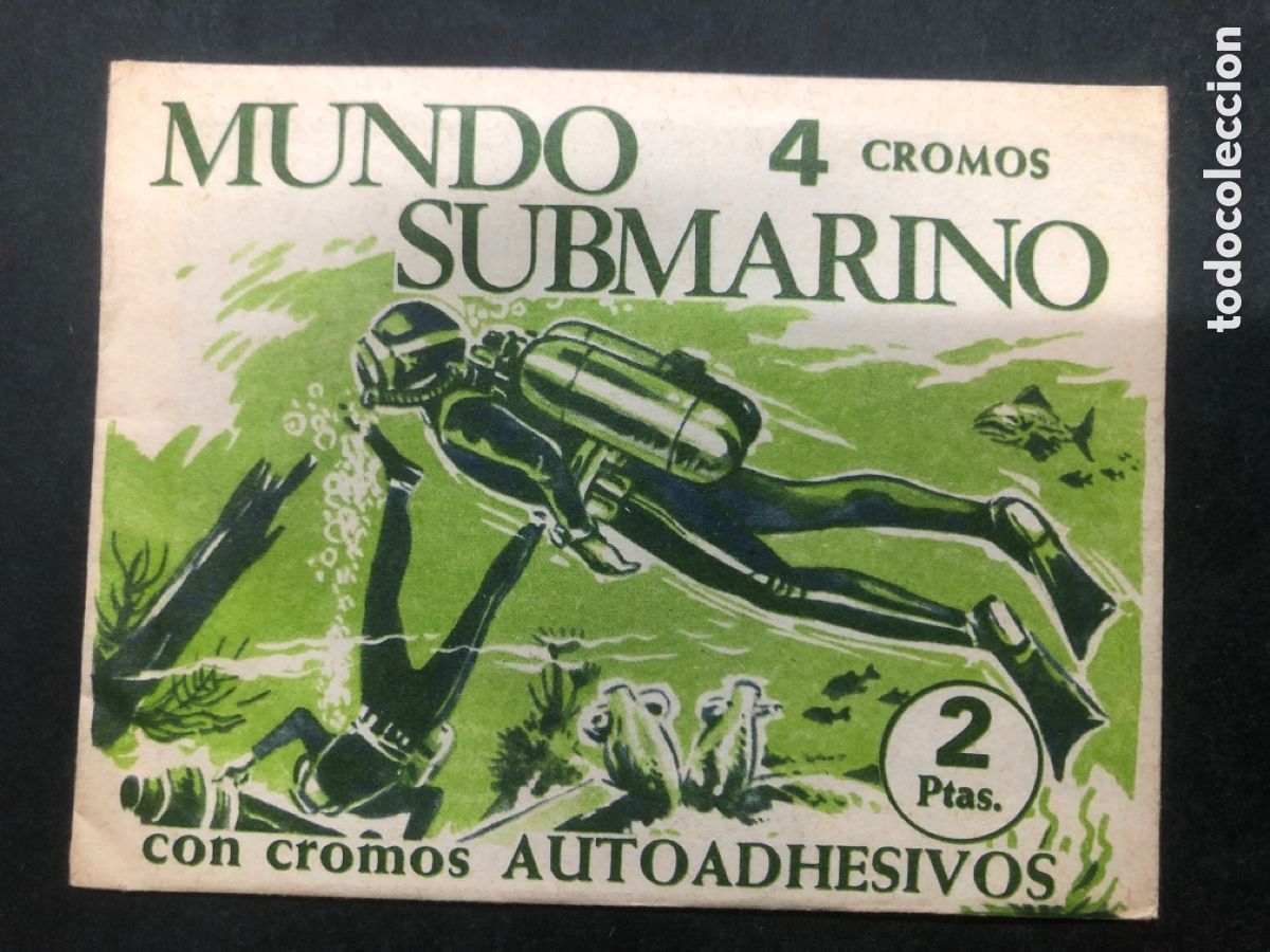 Colecionismo Cromos antigos: SOBRE SIN ABRIR CROMOS ALBUM MUNDO SUBMARINO PRODUCCIONES EDITORIALES