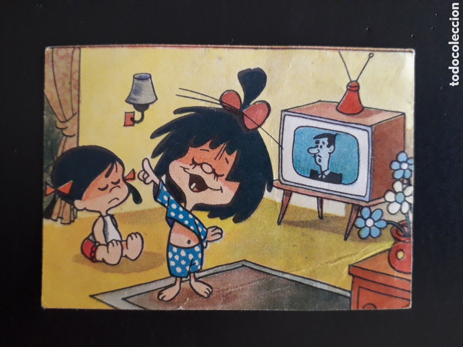 Collezionismo Figurine antiche: ALBUM VAMOS A LA CAMA. FAMILIA TELER&Iacute;N ED BRUGUERA 1965 N&deg; 7 SIN PEGAR PEDIDO M&Iacute;NIMO 3&euro;