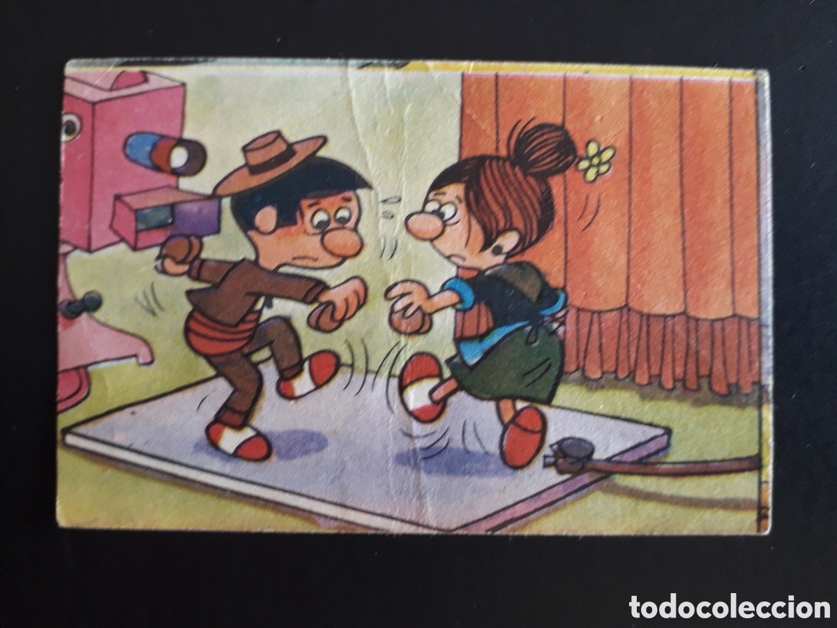 Coleccionismo cromos antiguos: ALBUM VAMOS A LA CAMA. FAMILIA TELER&Iacute;N ED BRUGUERA 1965 N&deg; 28 SIN PEGAR, ARRUGAS PEDIDO M&Iacute;NIMO 3&euro;