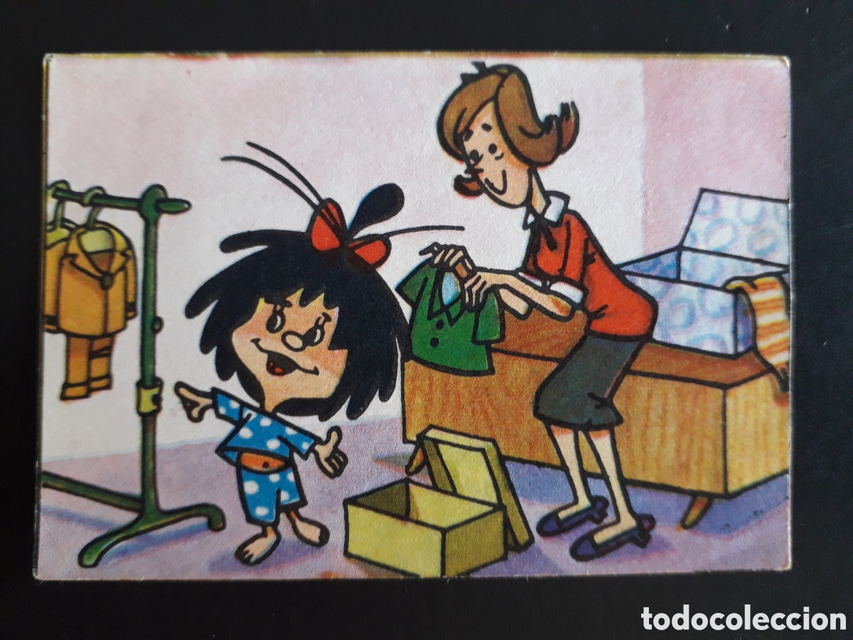 Coleccionismo cromos antiguos: ALBUM VAMOS A LA CAMA. FAMILIA TELER&Iacute;N ED BRUGUERA 1965 N&deg; 42 SIN PEGAR PEDIDO M&Iacute;NIMO 3&euro;