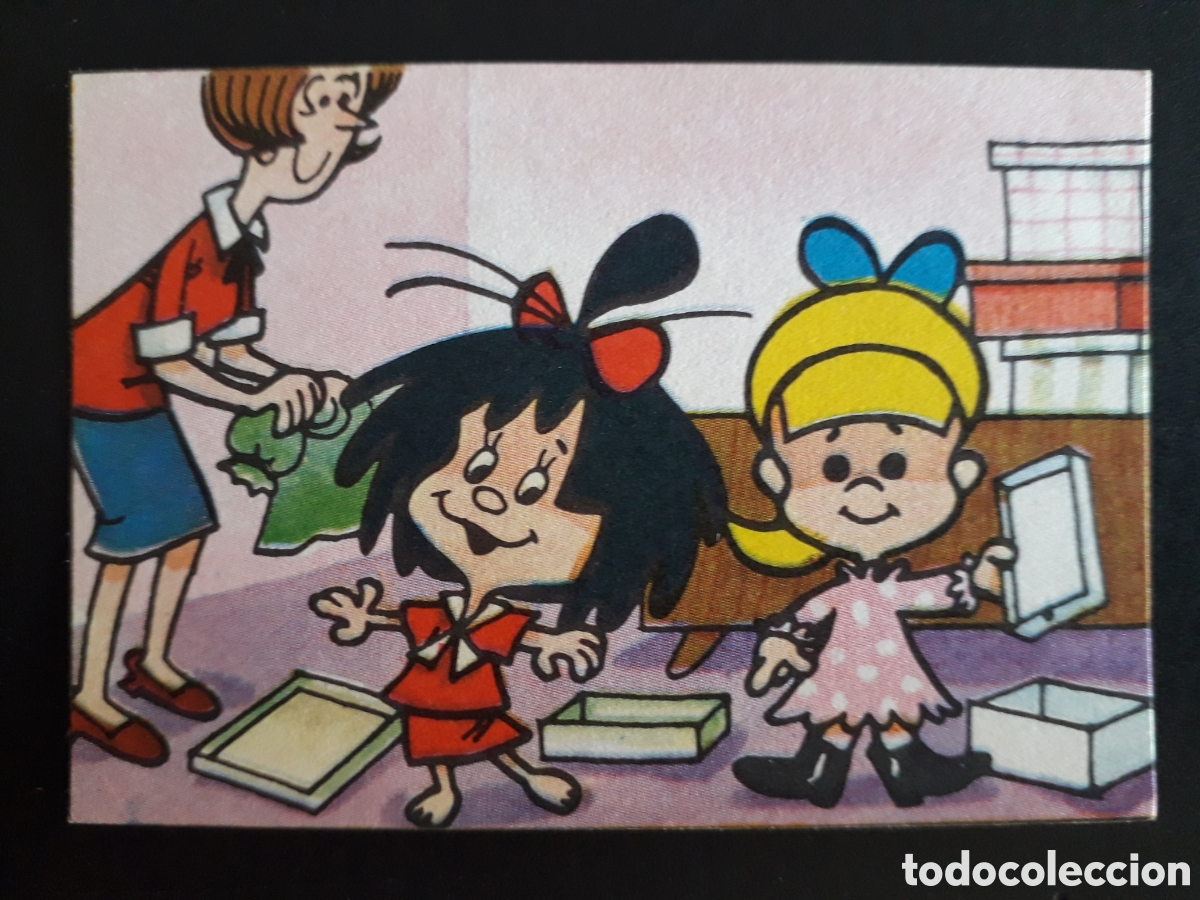 Coleccionismo cromos antiguos: ALBUM VAMOS A LA CAMA. FAMILIA TELER&Iacute;N ED BRUGUERA 1965 N&deg; 44 SIN PEGAR PEDIDO M&Iacute;NIMO 3&euro;