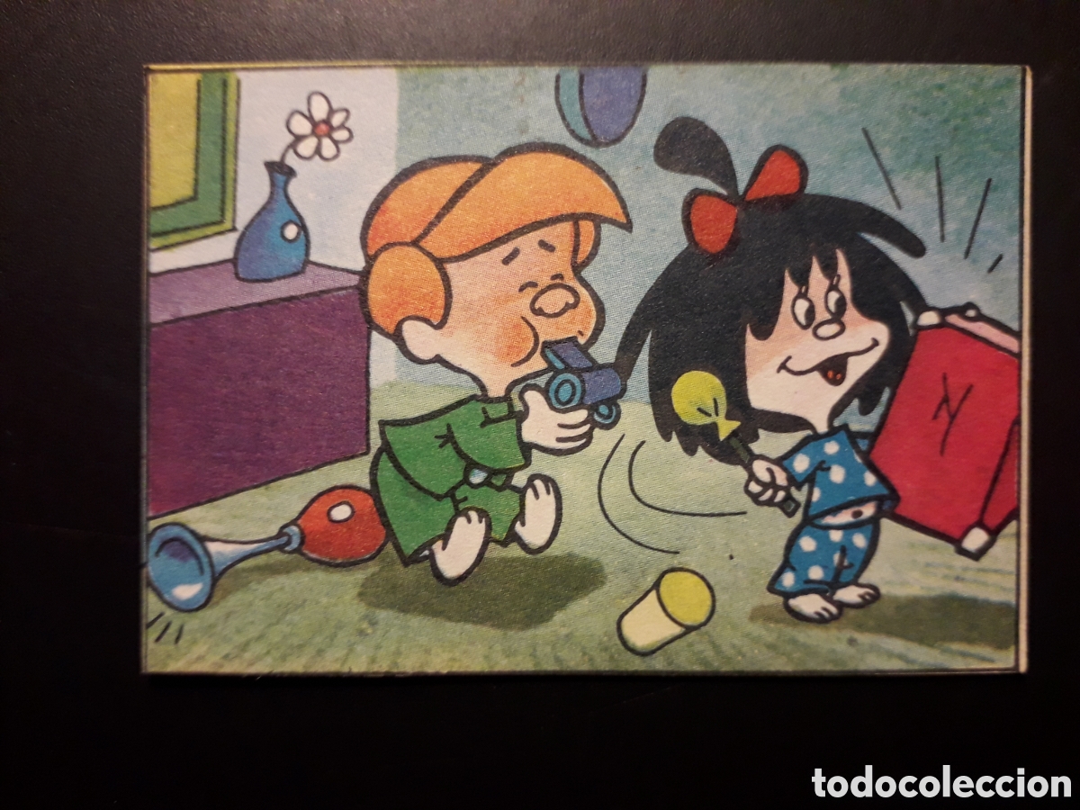 Coleccionismo cromos antiguos: ALBUM VAMOS A LA CAMA. FAMILIA TELER&Iacute;N ED BRUGUERA 1965 N&deg; 72 SIN PEGAR PEDIDO M&Iacute;NIMO 3&euro;