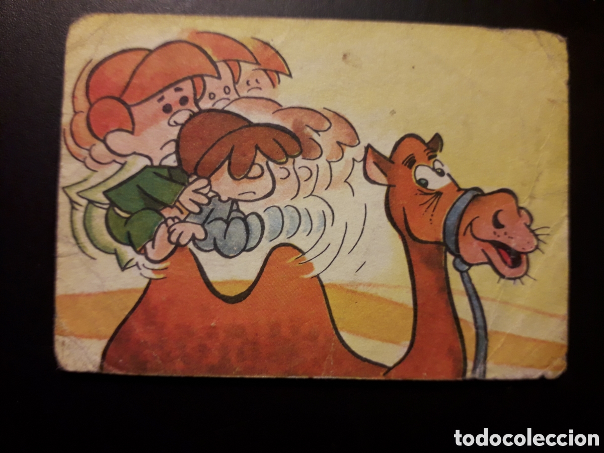 Coleccionismo cromos antiguos: ALBUM VAMOS A LA CAMA. FAMILIA TELER&Iacute;N ED BRUGUERA 1965 N&deg; 79 SIN PEGAR, SOBADO PEDIDO M&Iacute;NIMO 3&euro;