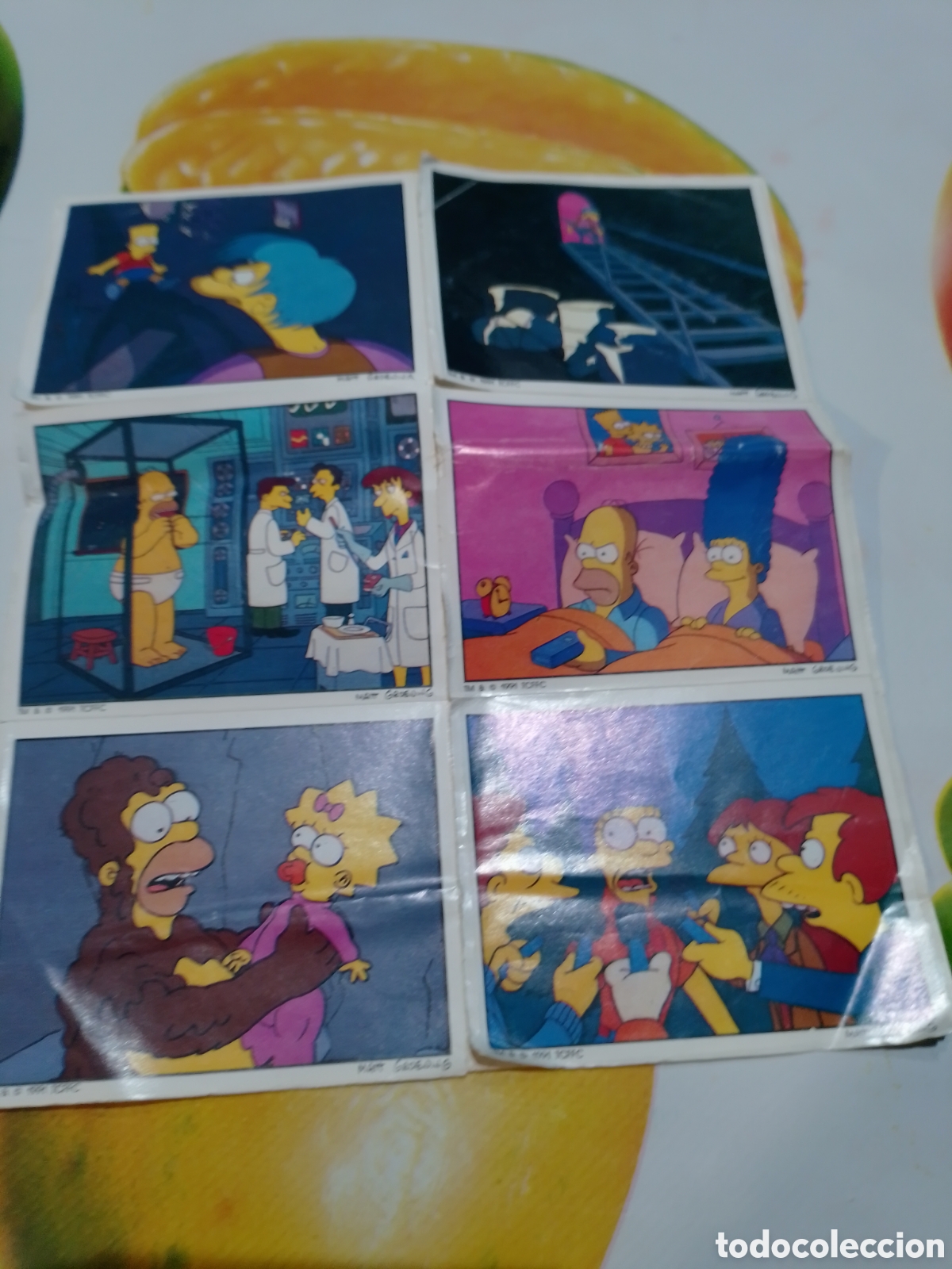 Coleccionismo cromos antiguos: cromos the simpsons 1991.. - Foto 2