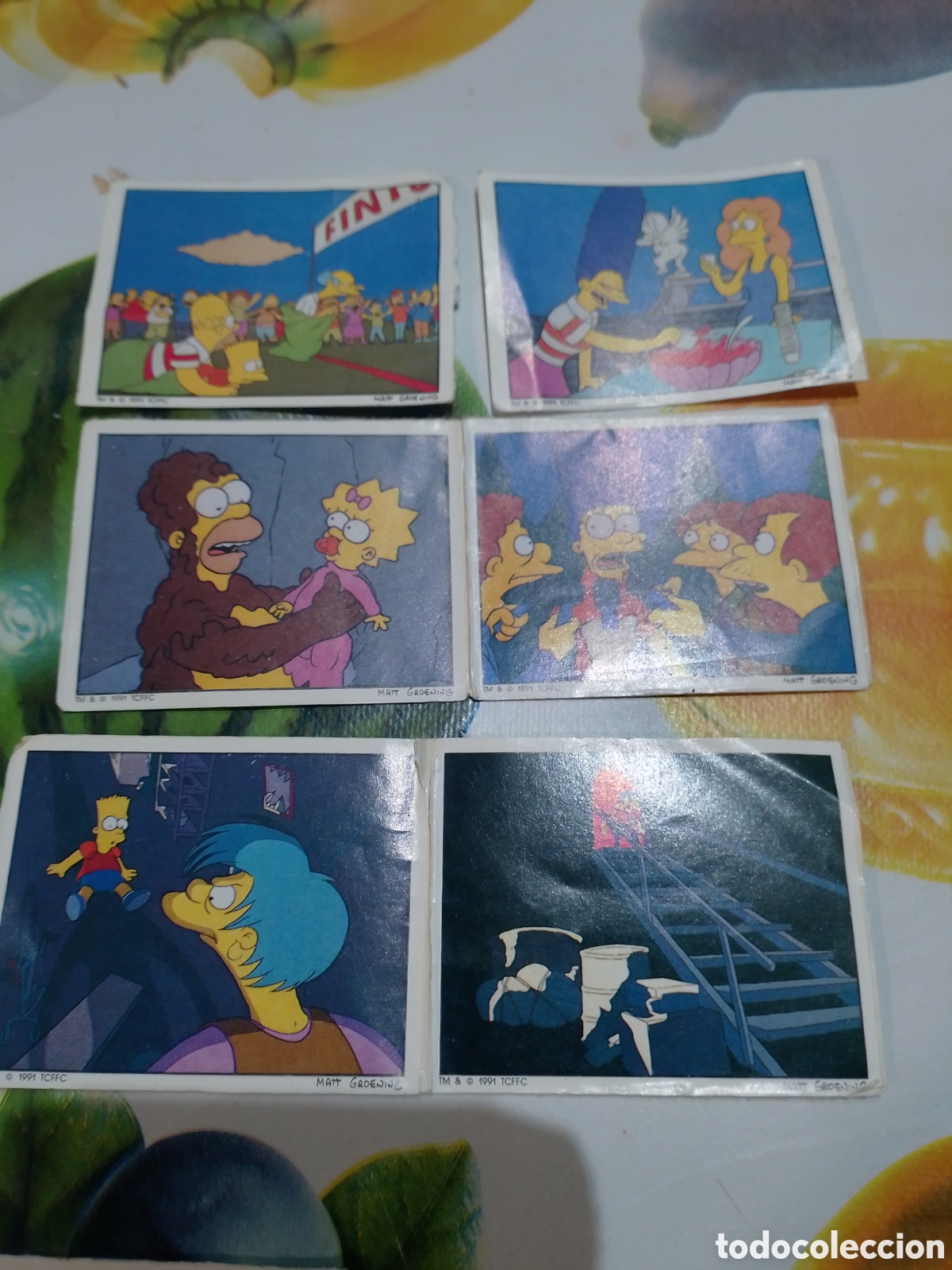 Coleccionismo cromos antiguos: cromos the simpsons 1991 panini - Foto 3