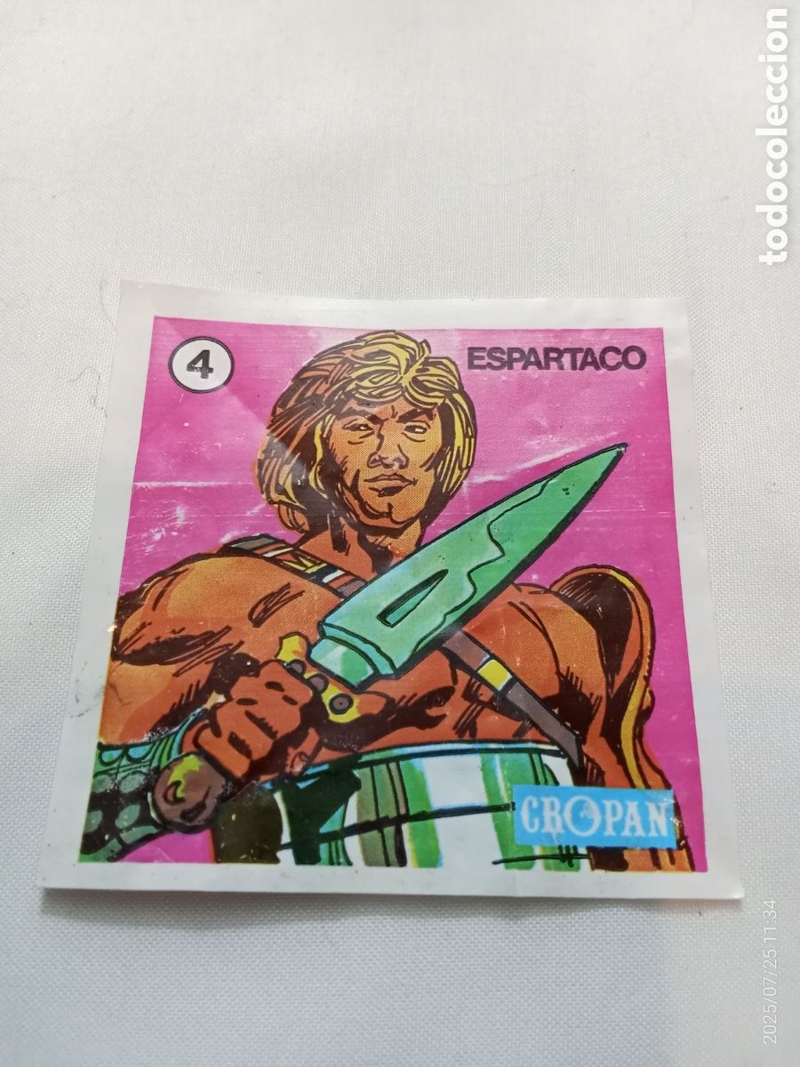 Coleccionismo Cromos antiguos: CROMO CROPAN LOS GRANDES GUERREROS TE HABLAN N-4 ESPARTACO