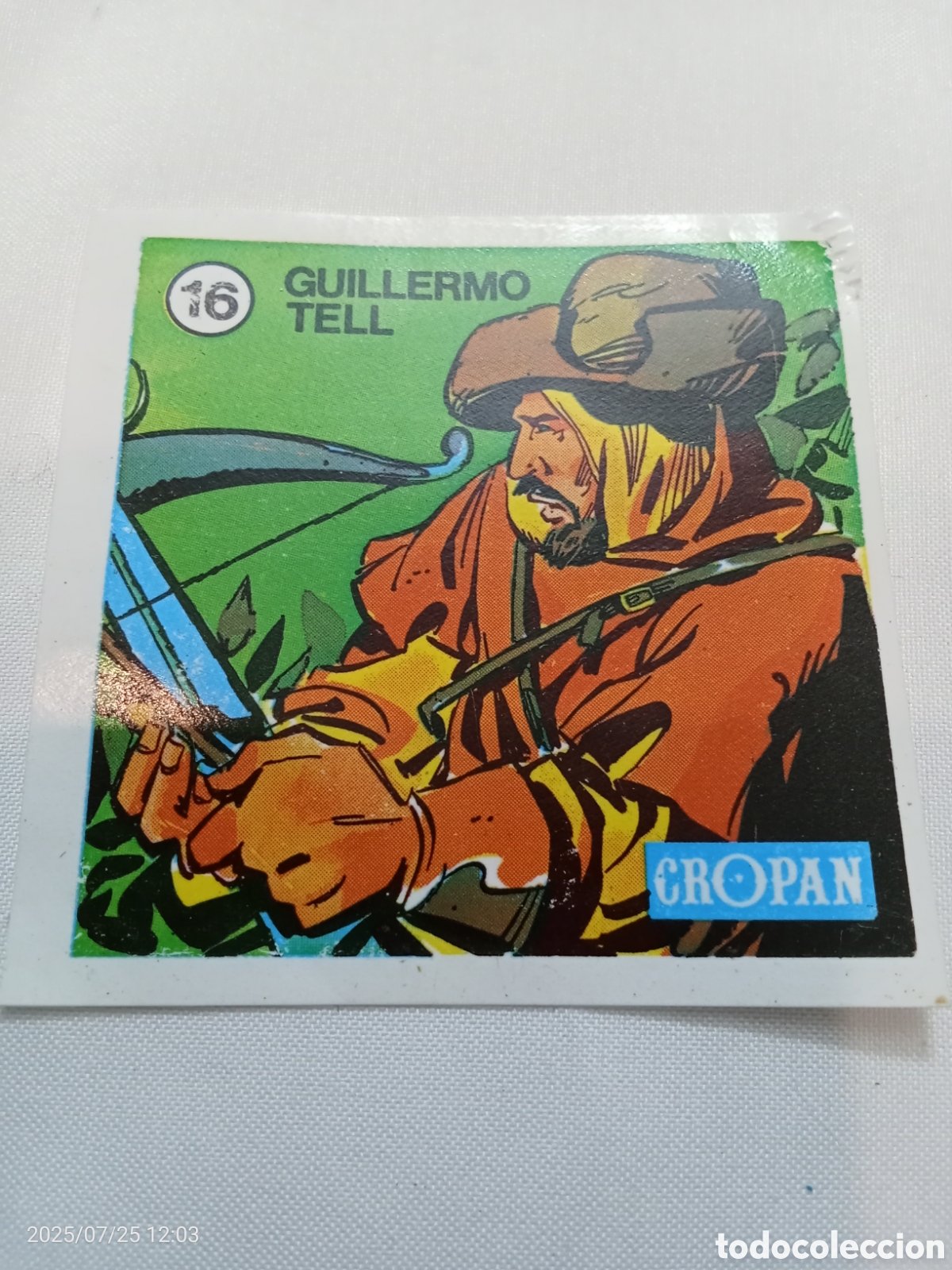 Coleccionismo Cromos antiguos: CROMO CROPAN LOS GRANDES GUERREROS TE HABLAN N-16 GUILLERMO TELL