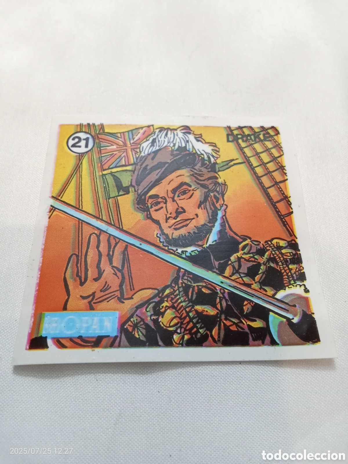Coleccionismo Cromos antiguos: CROMO CROP&Aacute;N LOS GRANDES GUERREROS TE HABLAN N-21 DRAKE