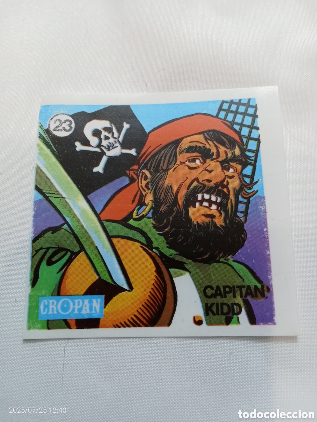 Coleccionismo Cromos antiguos: CROMO CROPAN LOS GRANDES GUERREROS TE HABLAN N-23 CAPITAN KIDD