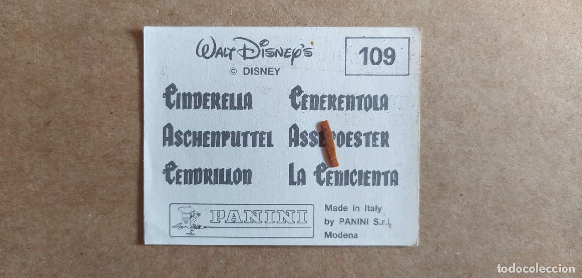 Coleccionismo cromos antiguos: CROMO CENICIENTA N&deg;109 PANINI - Foto 2