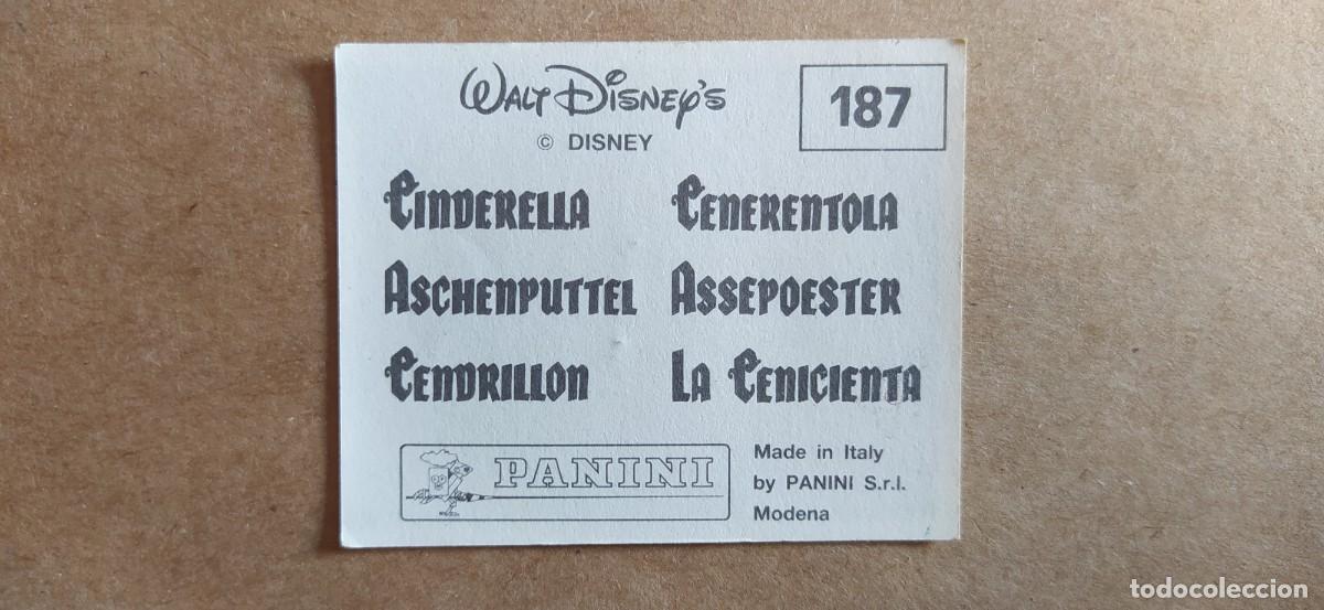 Coleccionismo cromos antiguos: CROMO CENICIENTA N&deg;187 PANINI - Foto 2