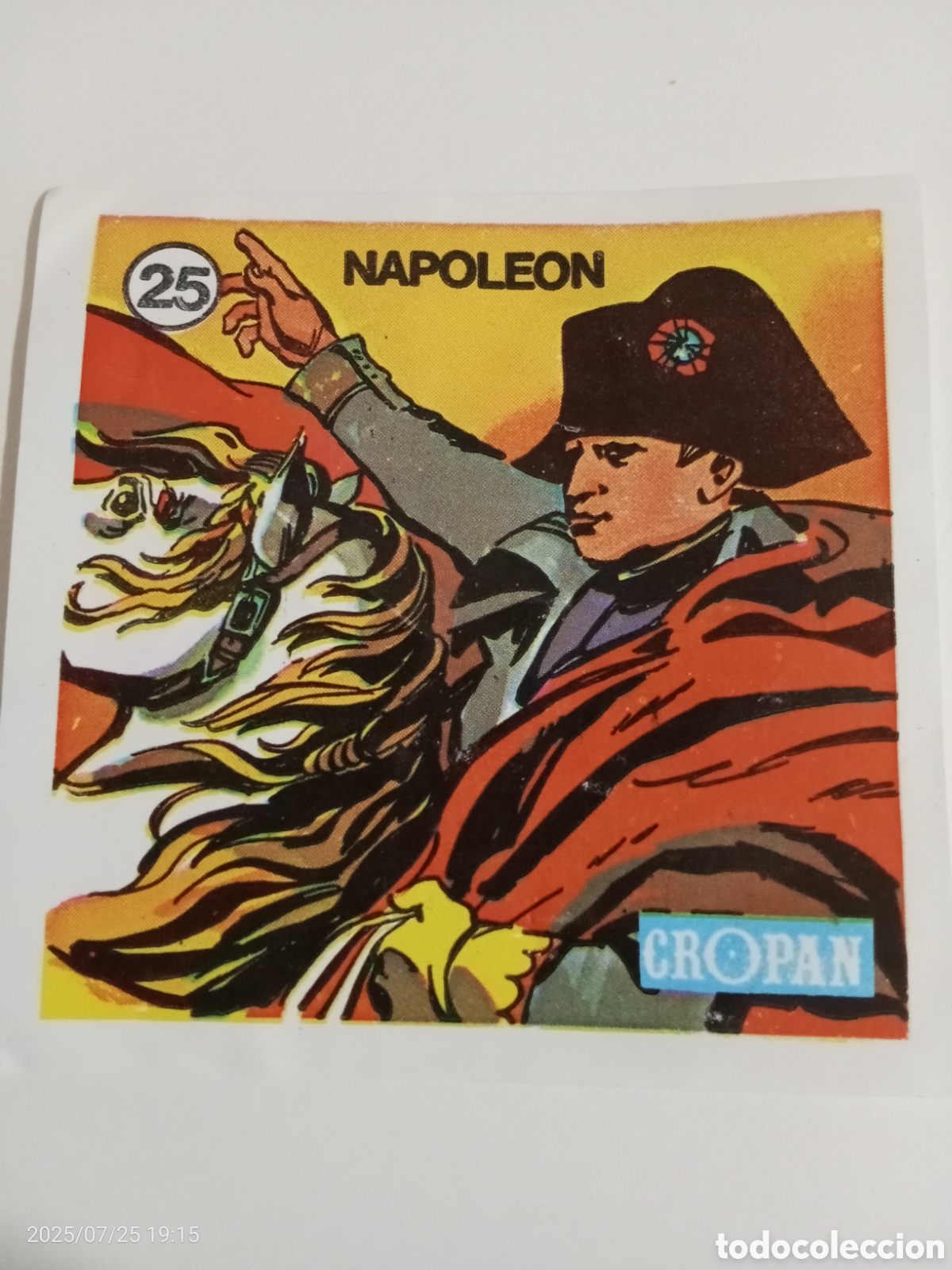 Coleccionismo Cromos antiguos: CROMO CROPAN LOS GRANDES GUERREROS TE HABLAN N-25 NAPOLE&Oacute;N