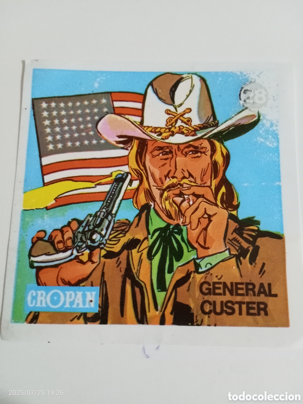 Coleccionismo Cromos antiguos: CROMO CROPAN LOS GRANDES GUERREROS TE HABLAN N-28 GENERAL CUSTER