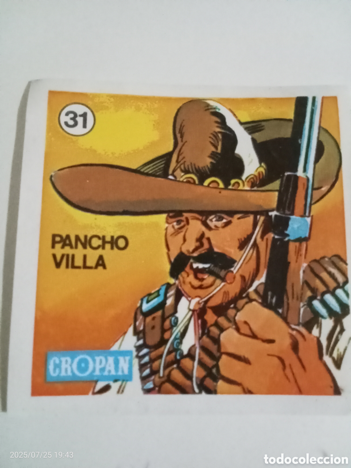 Coleccionismo Cromos antiguos: CROMO CROPAN LOS GRANDES GUERREROS TE HABLAN N-31 PANCHO VILLA