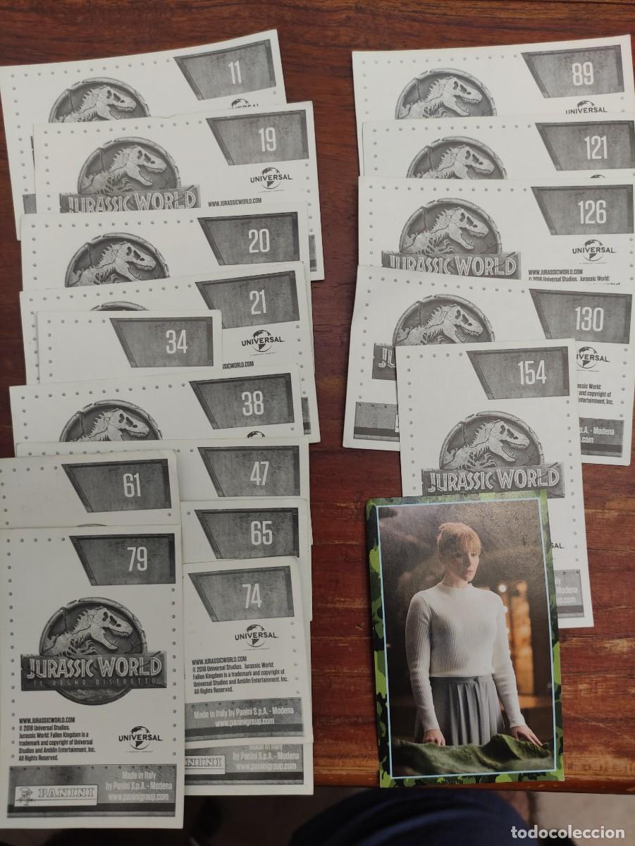 Coleccionismo cromos antiguos: Lote Jurassic world, panini 2018 - Foto 1