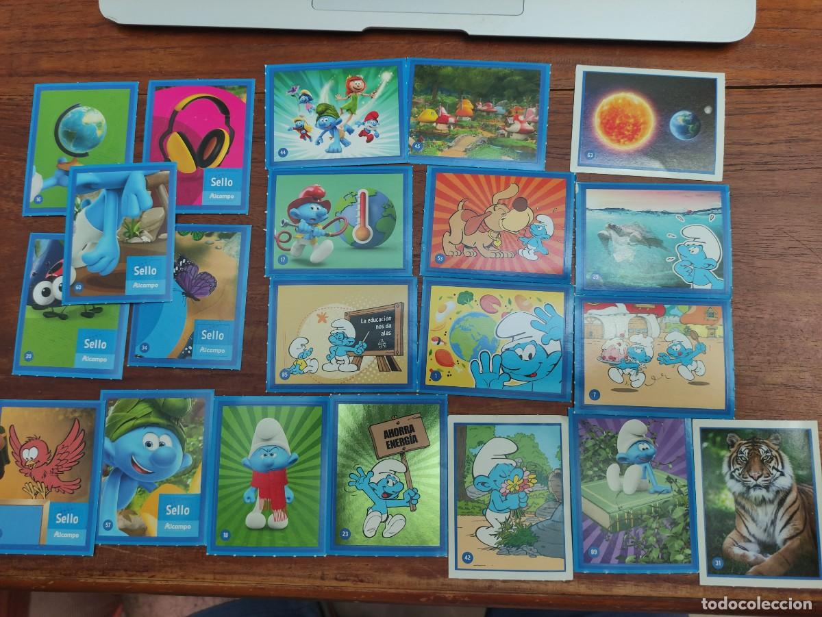 Coleccionismo cromos antiguos: Lote cromos Pitufos, Alcampo. - Foto 1