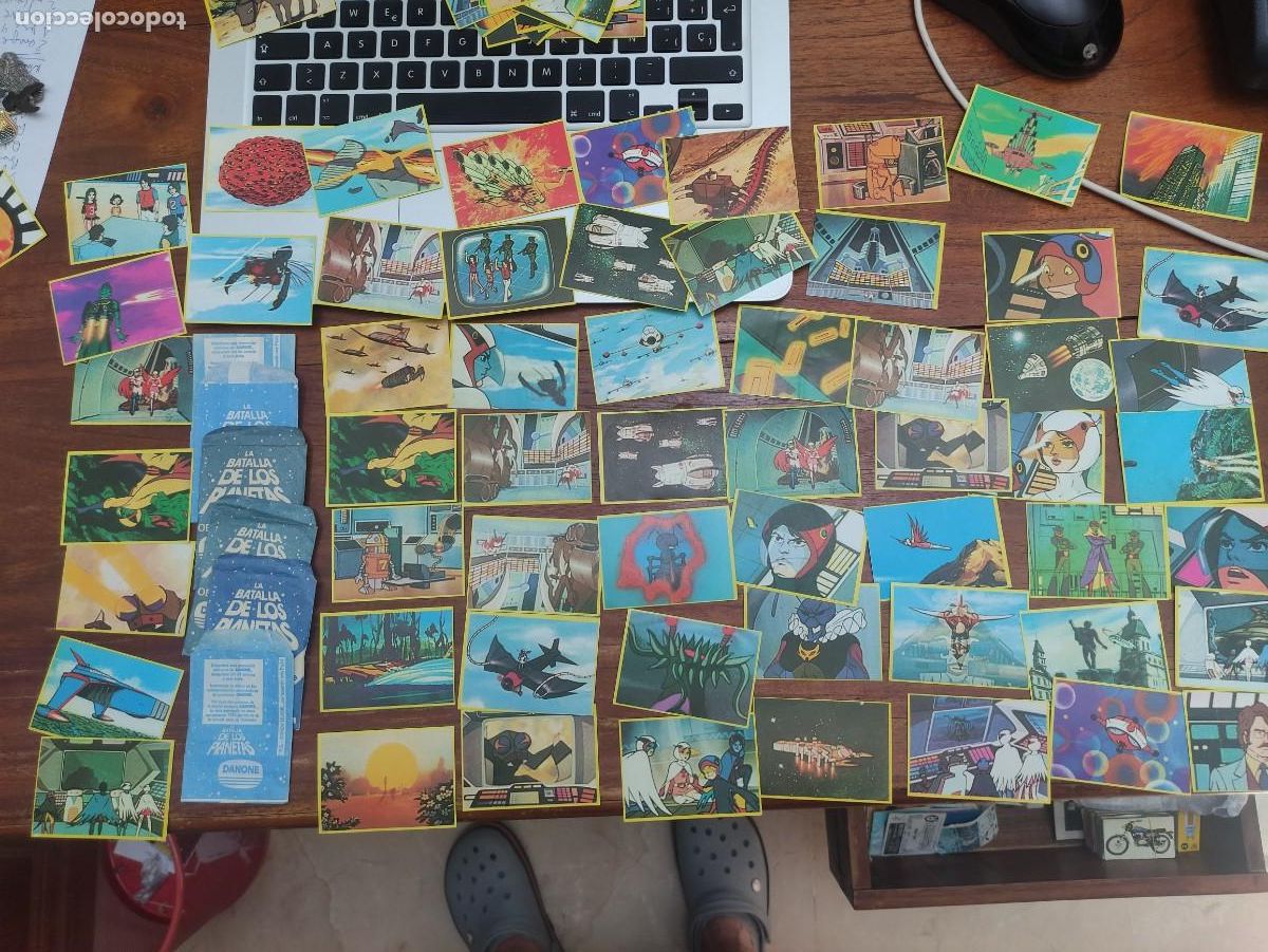 Coleccionismo cromos antiguos: Lote cromos La guerra de los planetas, de Danone - Foto 1