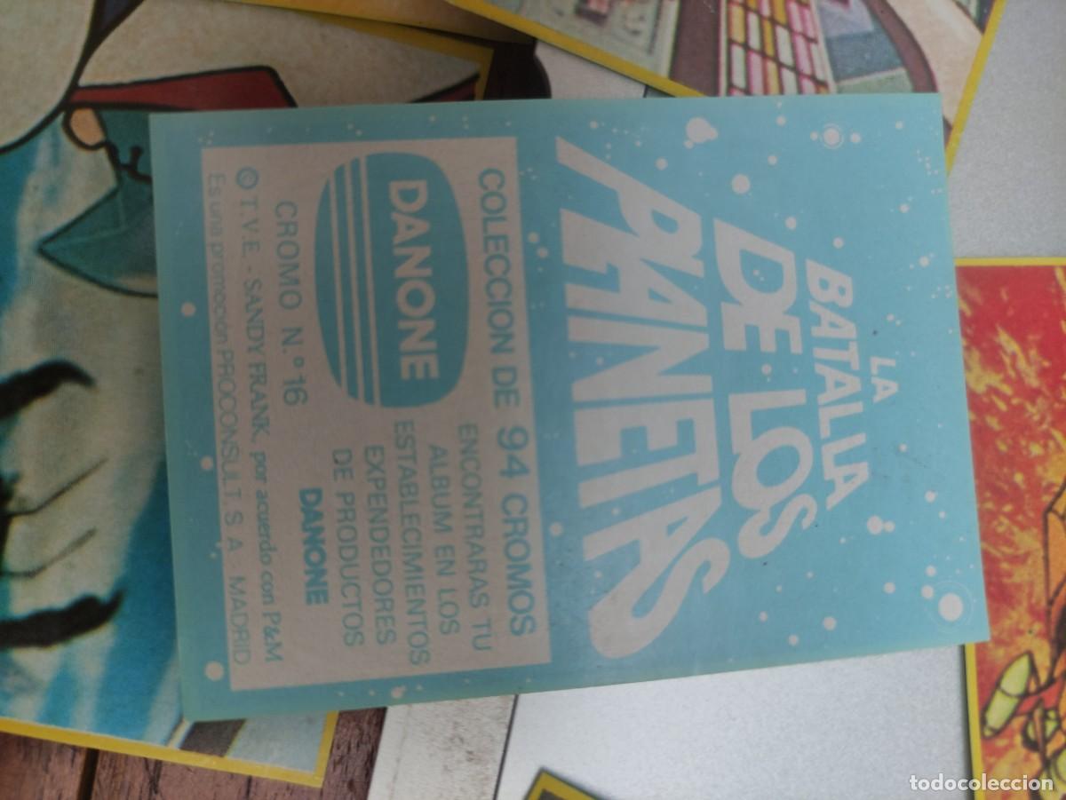 Coleccionismo cromos antiguos: Lote cromos La guerra de los planetas, de Danone - Foto 3