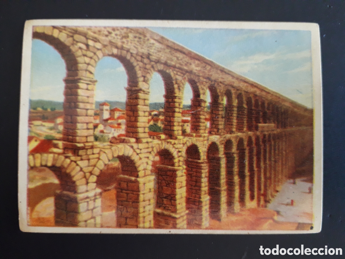 Sammeln alte Sammelbilder: ACUEDUCTO DE SEGOVIA MARAVILLAS DEL MUNDO N&deg; 233 ALBUM 2 BRUGUERA 1956 SIN PEGAR, PEDIDO M&Iacute;NIMO 3&euro;