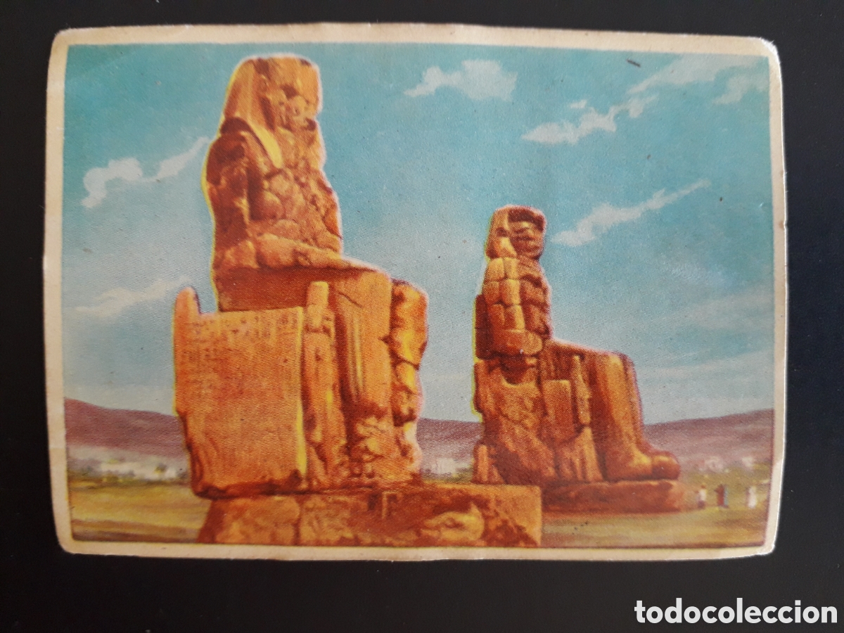 Sammeln alte Sammelbilder: COLOSOS MEMMON, EGIPTO MARAVILLAS DEL MUNDO N&deg; 240 ALBUM 2 BRUGUERA 1956 SIN PEGAR, PEDIDO M&Iacute;NIMO 3&euro;
