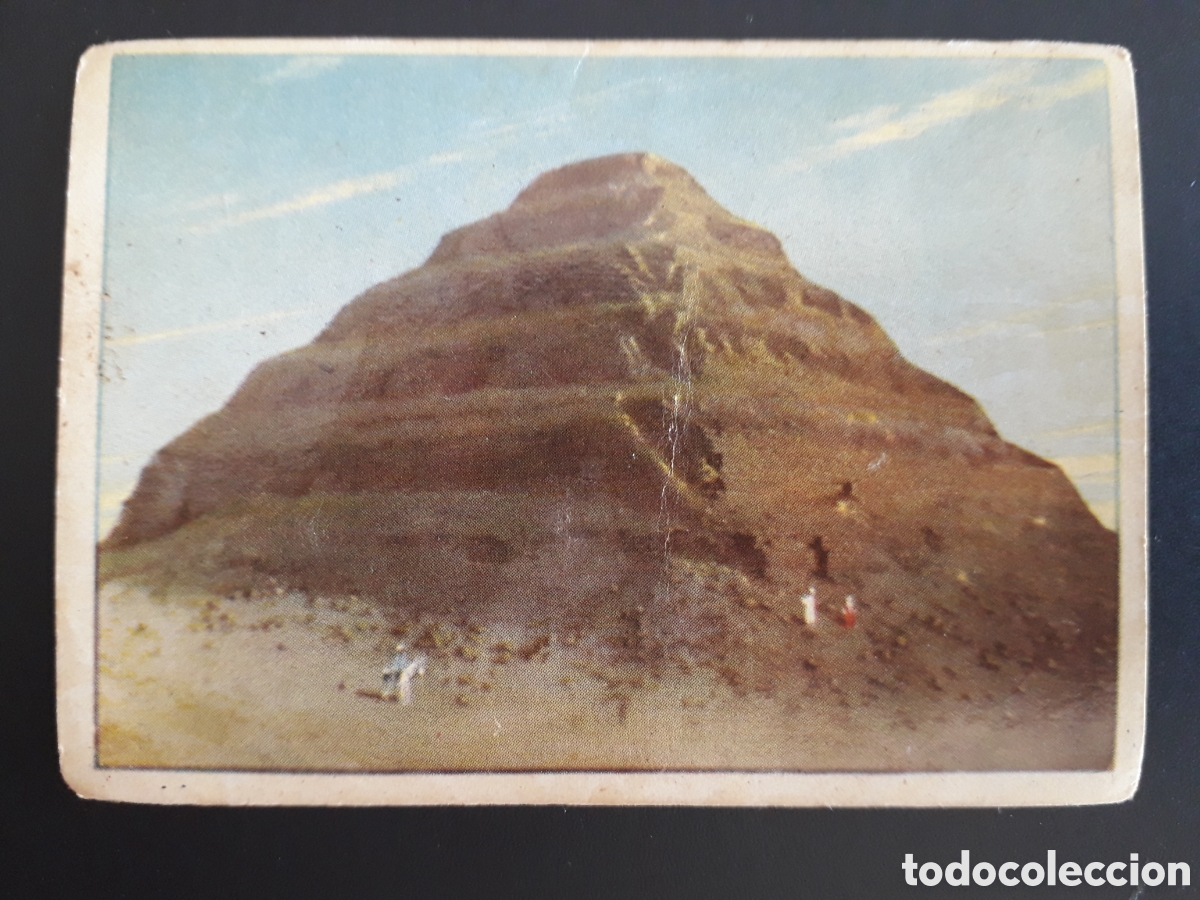 Sammeln alte Sammelbilder: PIR&Aacute;MIDE DE ZESER, EGIPTO MARAVILLAS DEL MUNDO N&deg; 204 ALBUM 2 BRUGUERA 1956 SIN PEG PEDIDO M&Iacute;NIMO 3&euro;
