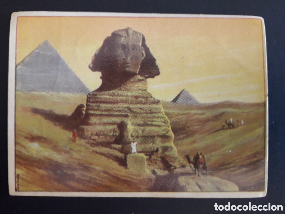 Sammeln alte Sammelbilder: ESFINGE DE GIZA, EGIPTO MARAVILLAS DEL MUNDO N&deg; 226 ALBUM 2 BRUGUERA 1956 SIN PEGAR PEDIDO M&Iacute;NIMO 3&euro;