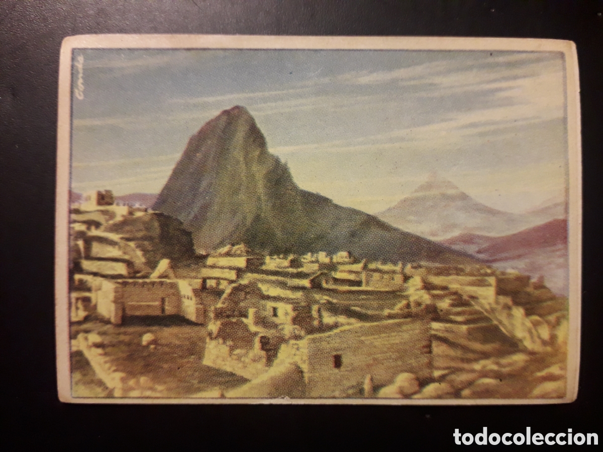 Sammeln alte Sammelbilder: MACHU PICHU, PER&Uacute; MARAVILLAS DEL MUNDO N&deg; 161 ALBUM 2 BRUGUERA 1956 SIN PEGAR, PEDIDO M&Iacute;NIMO 3&euro;