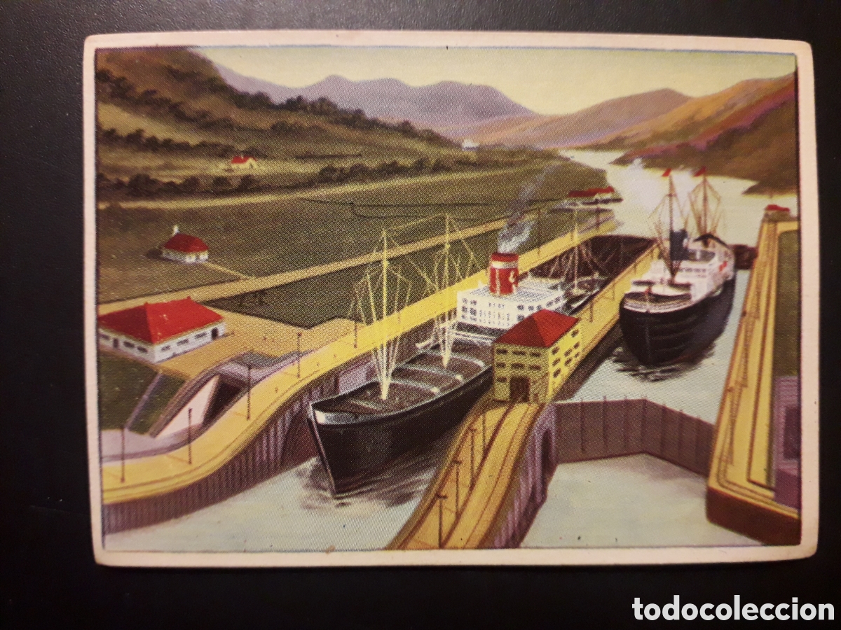 Sammeln alte Sammelbilder: CANAL DE PANAM&Aacute; MARAVILLAS DEL MUNDO N&deg; 248 ALBUM 2 BRUGUERA 1956 SIN PEGAR, PEDIDO M&Iacute;NIMO 3&euro;