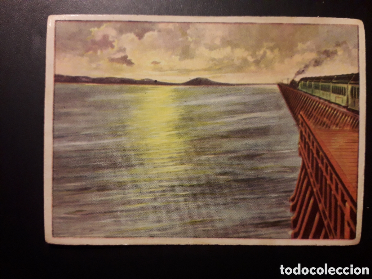 Sammeln alte Sammelbilder: FERROCARRIL LAGO SALADO MARAVILLAS DEL MUNDO N&deg; 131 ALBUM 2 BRUGUERA 1956 SIN PEGAR PEDIDO M&Iacute;NIMO 3&euro;