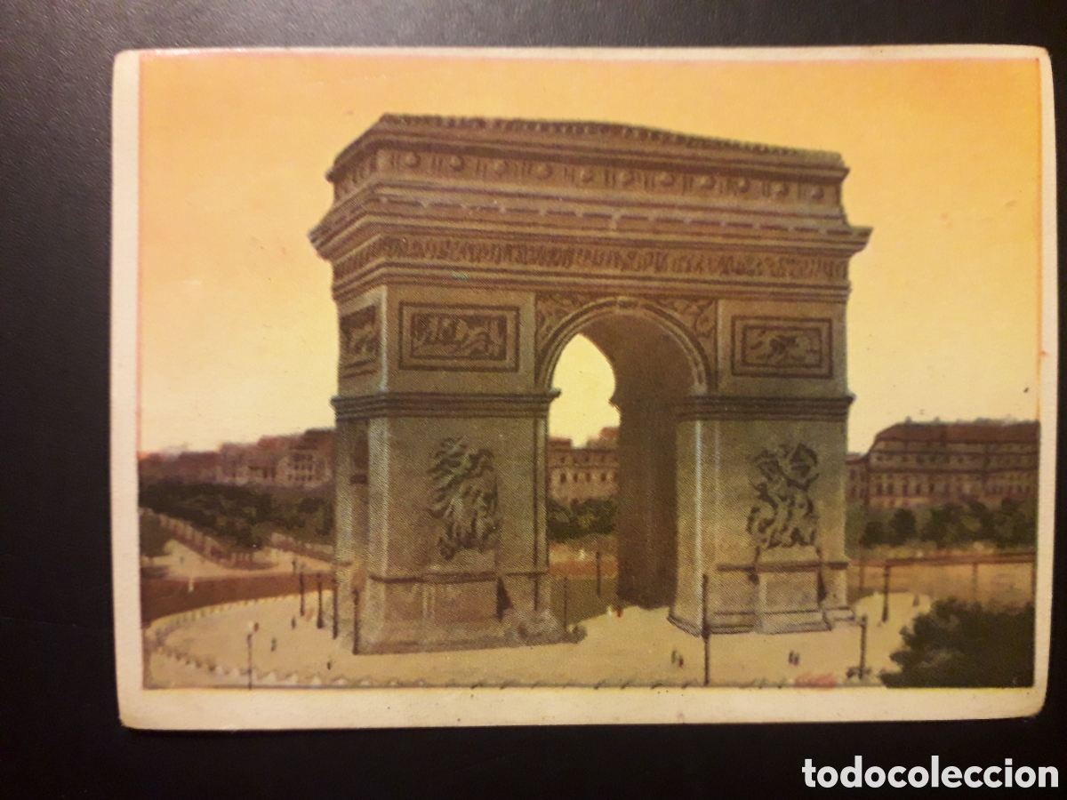 Sammeln alte Sammelbilder: ARCO DE TRIUNFO PAR&Iacute;S FRANCIA MARAVILLAS DEL MUNDO N&deg; 180 ALBUM 2 BRUGUERA 1956 PEDIDO M&Iacute;NIMO 3&euro;