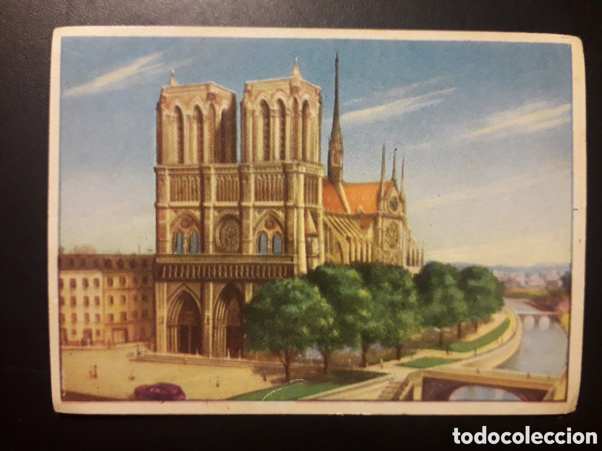 Sammeln alte Sammelbilder: NOTRE DAME, PAR&Iacute;S FRANCIA MARAVILLAS DEL MUNDO N&deg; 142 ALBUM 2 BRUGUERA 1956 SIN PEG PEDIDO M&Iacute;NIMO 3&euro;