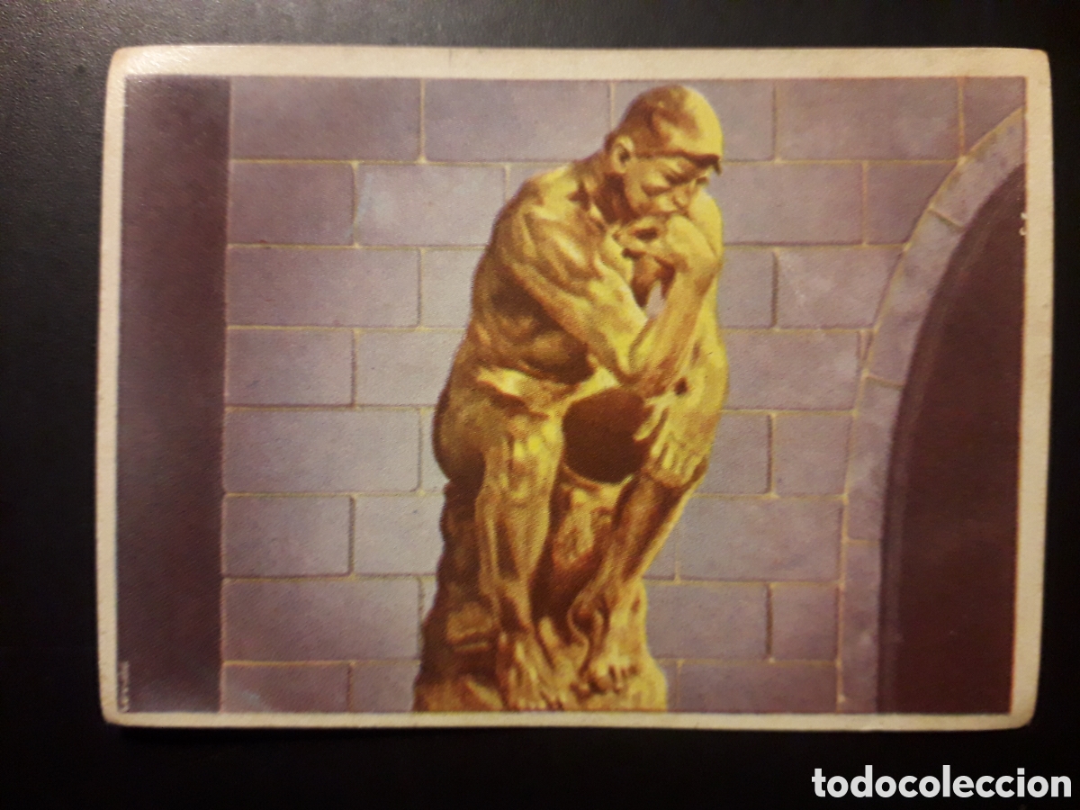 Sammeln alte Sammelbilder: PENSADOR DE RODIN, FRANCIA MARAVILLAS DEL MUNDO N&deg; 156 ALBUM 2 BRUGUERA 1956 SIN PEG PEDIDO M&Iacute;NIM 3&euro;